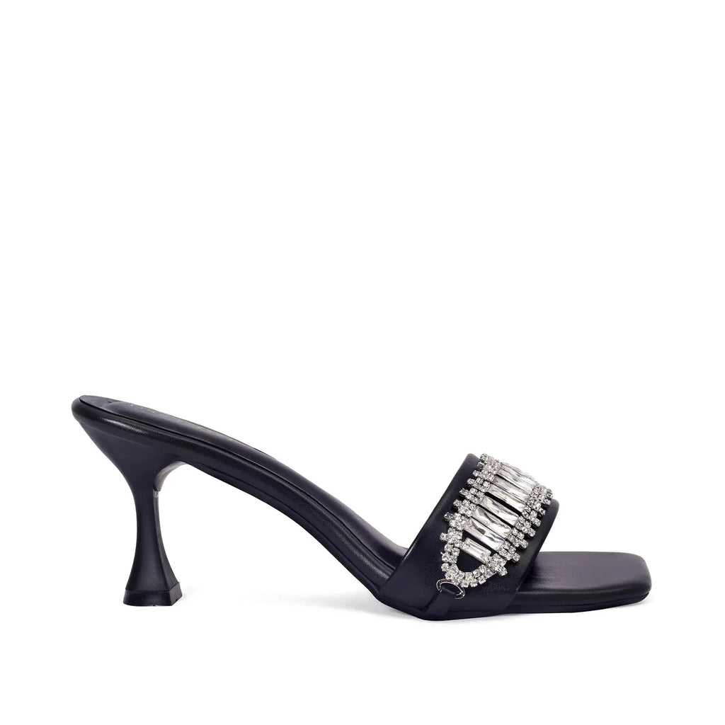 Victoria Fortune Stilettos Black Heels - Lino Perros