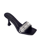 Victoria Fortune Stilettos Black Heels - Lino Perros
