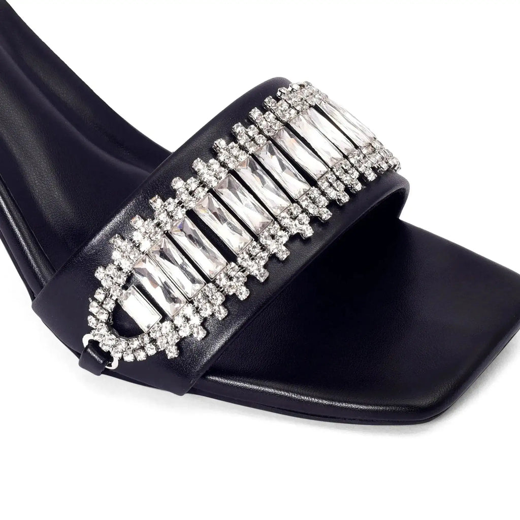 Victoria Fortune Stilettos Black Heels - Lino Perros