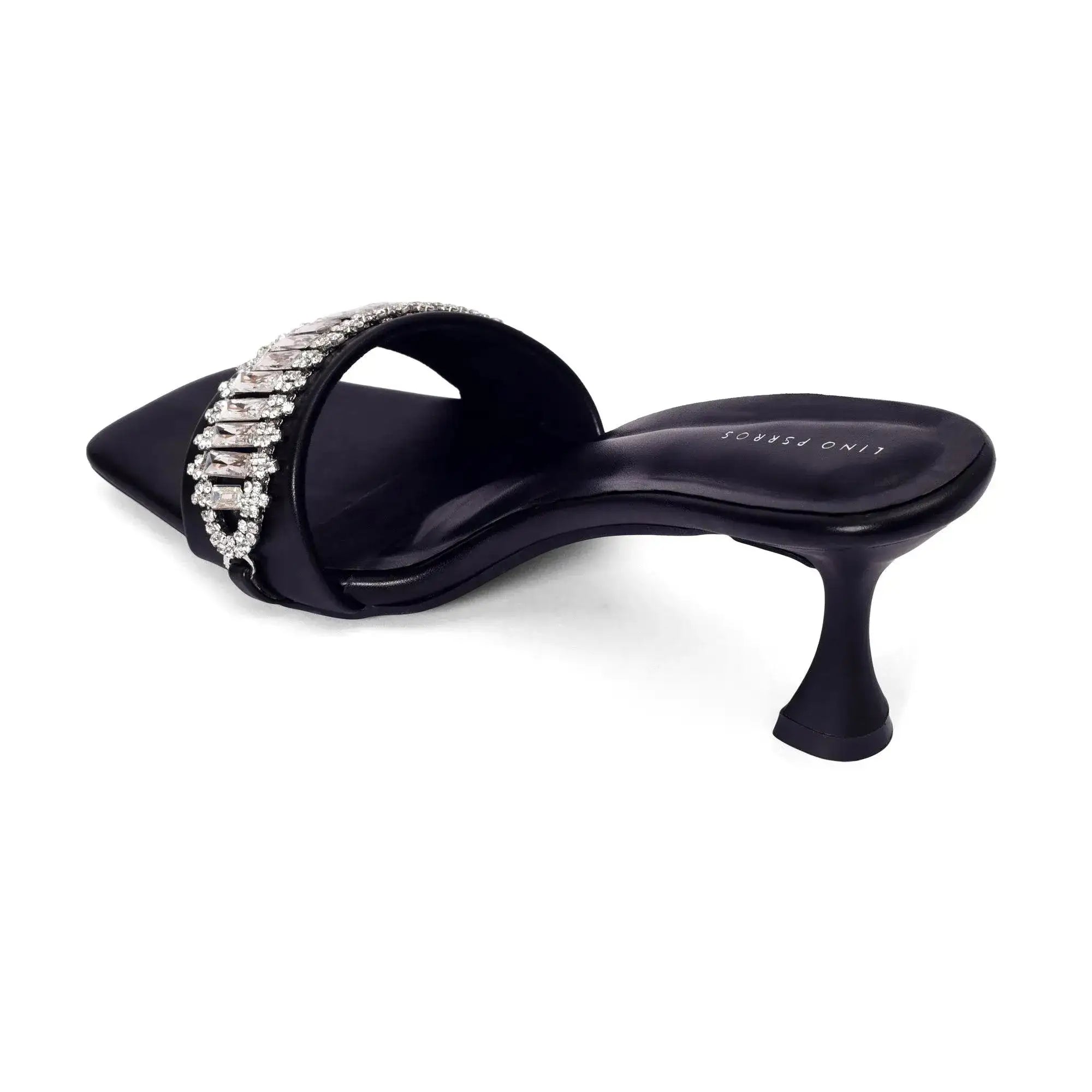 Victoria Fortune Stilettos Black Heels - Lino Perros