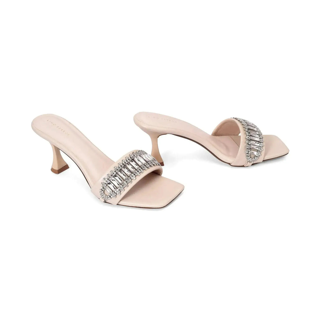 Victoria Fortune Stilettos Beige Heels - Lino Perros