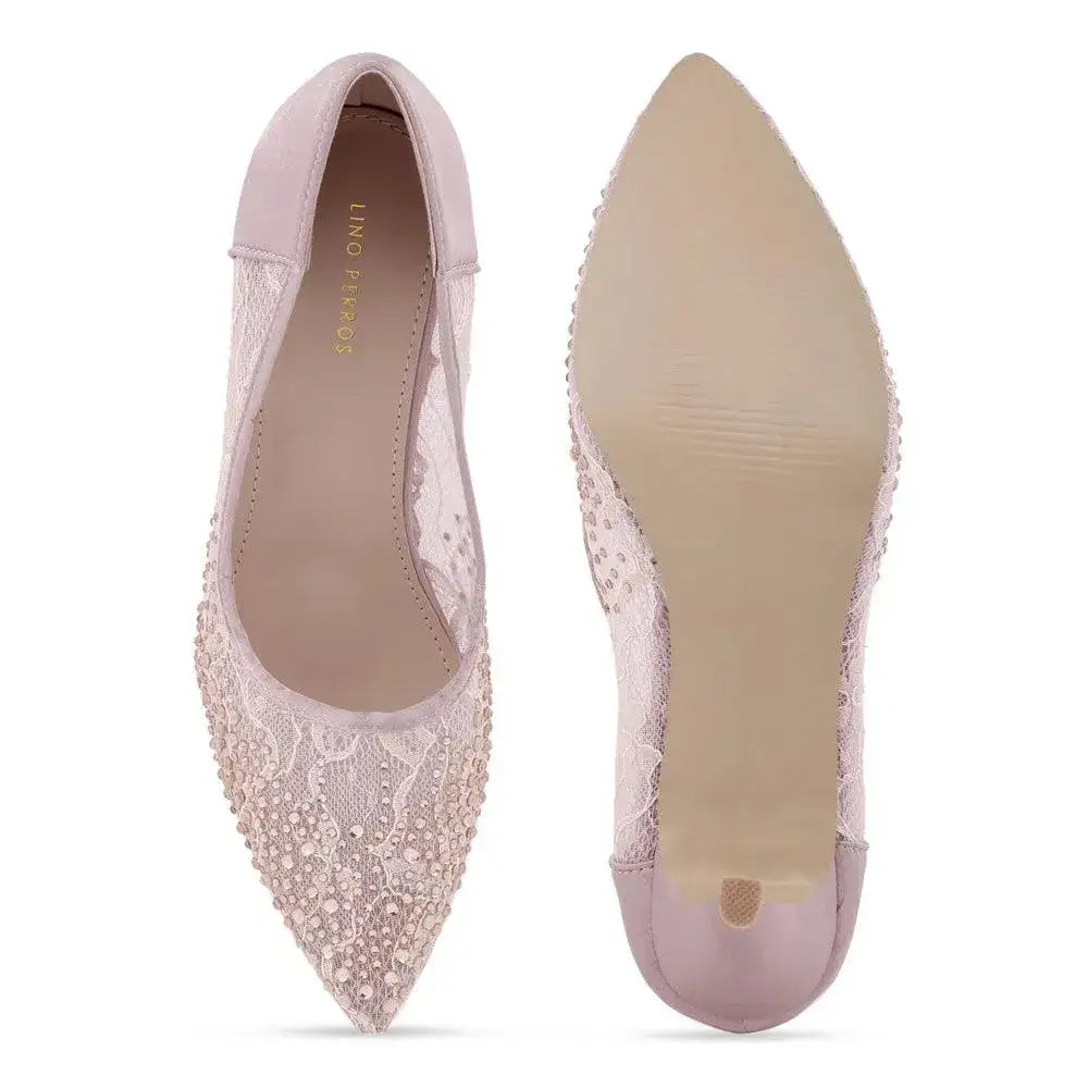 Victoria Lacy Party Pumps - Lino Perros