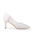 Victoria Lacy White Party Pumps - Lino Perros