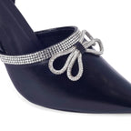 Victoria Leisure Stilettos Black Heels - Lino Perros