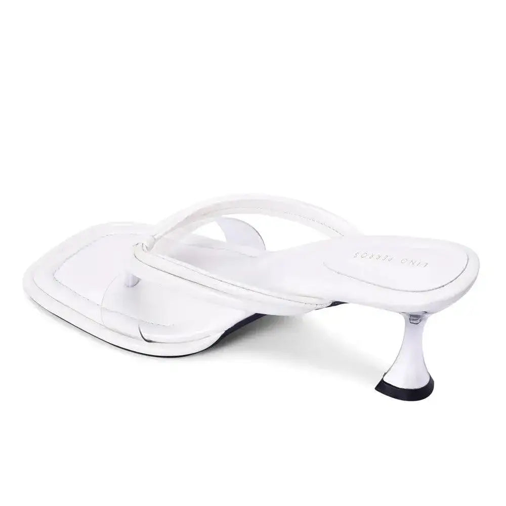 Victoria Luxe & Poised White Heels - Lino Perros