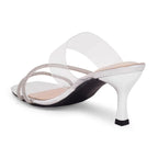 Victoria Multi Strap Silver Sandals - Lino Perros