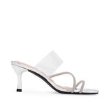 Victoria Multi Strap Silver Sandals