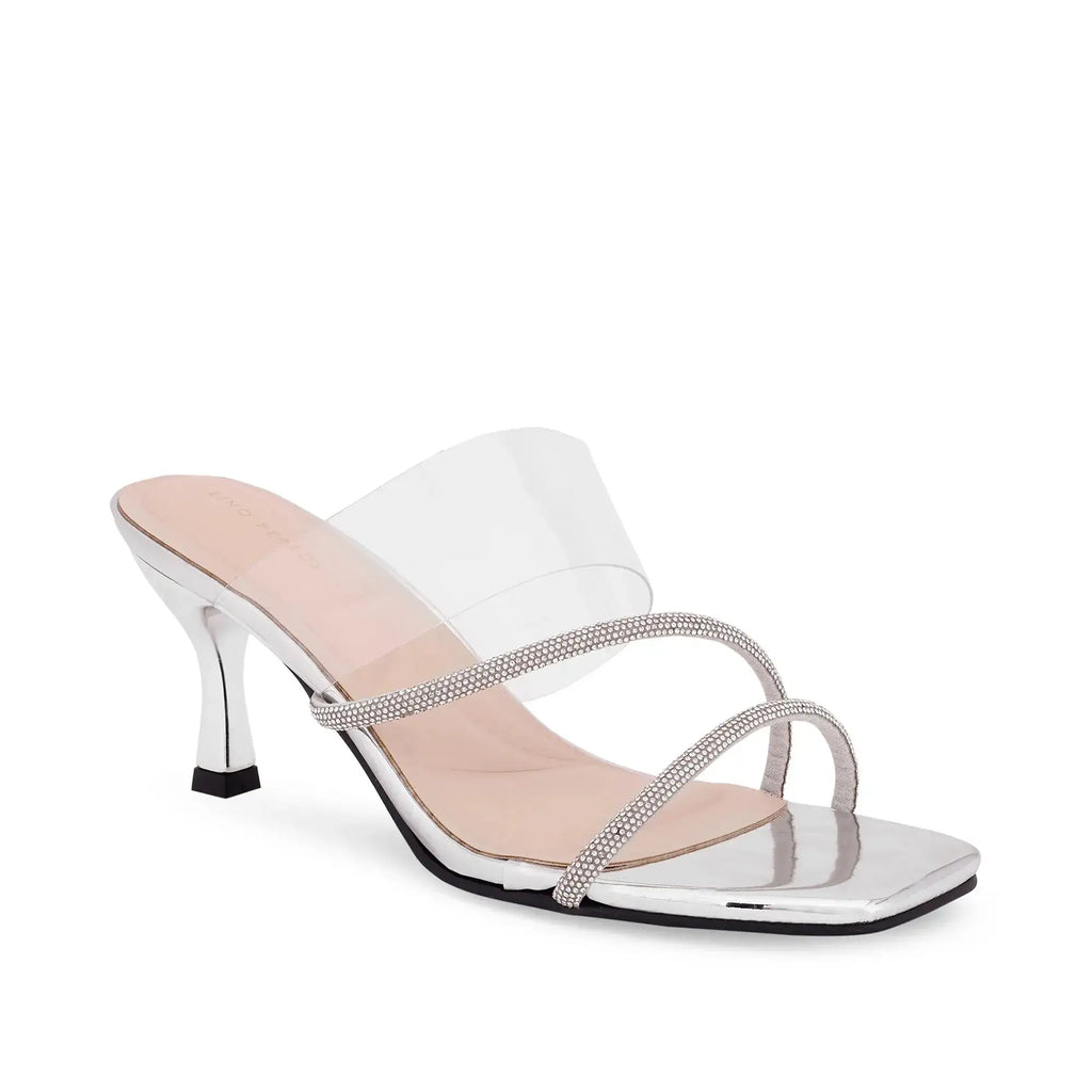 Victoria Multi Strap Silver Sandals - Lino Perros
