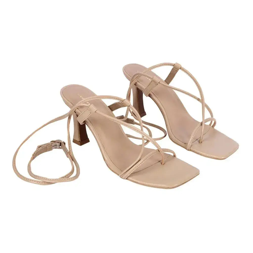 Victoria Striking Soft Beige Stilettos - Lino Perros
