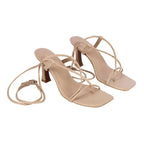 Victoria Striking Soft Beige Stilettos - Lino Perros