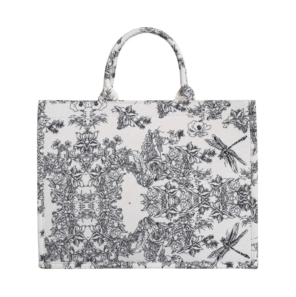 Voyage Book Black Tote Bag - Lino Perros