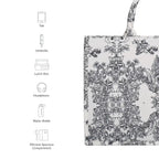 Voyage Book Black Tote Bag - Lino Perros