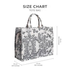 Voyage Book Black Tote Bag - Lino Perros