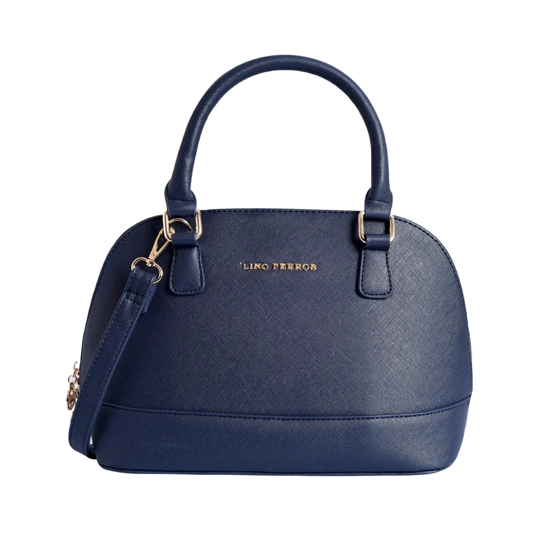 Voyage Classique Navy Satchel Bag - Main Image