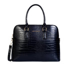 Voyage Confidence Black Satchel Bag - Lino Perros