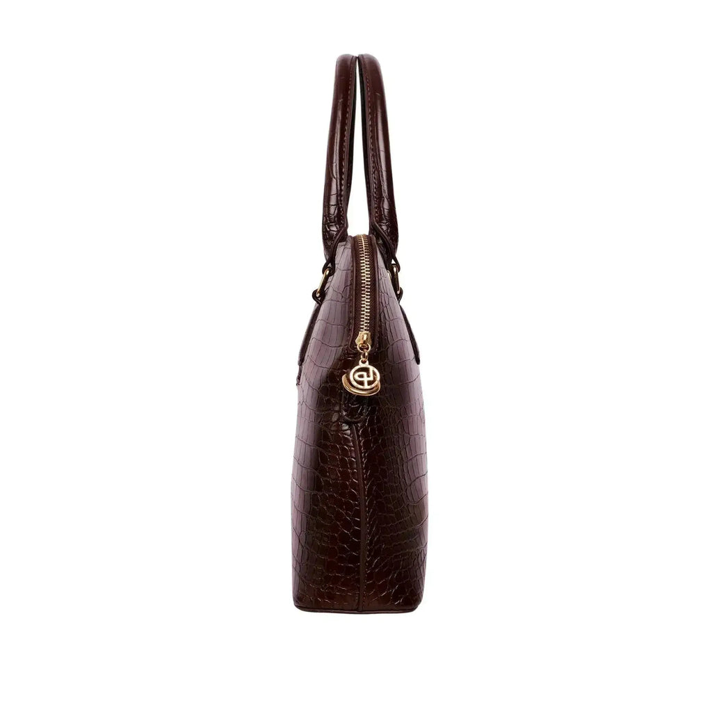 Voyage Confidence Brown Satchel Bag - Lino Perros