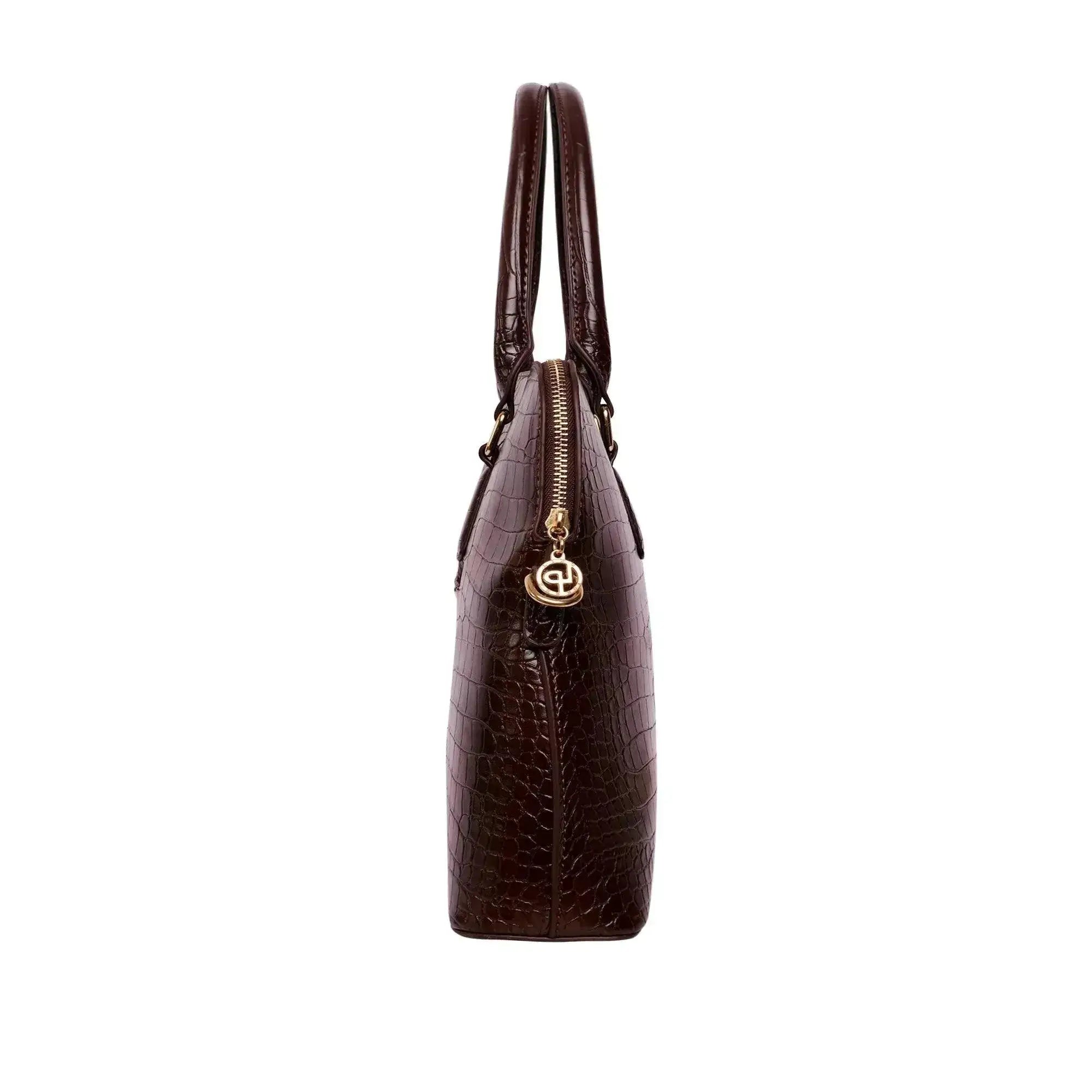 Voyage Confidence Brown Satchel Bag - Lino Perros