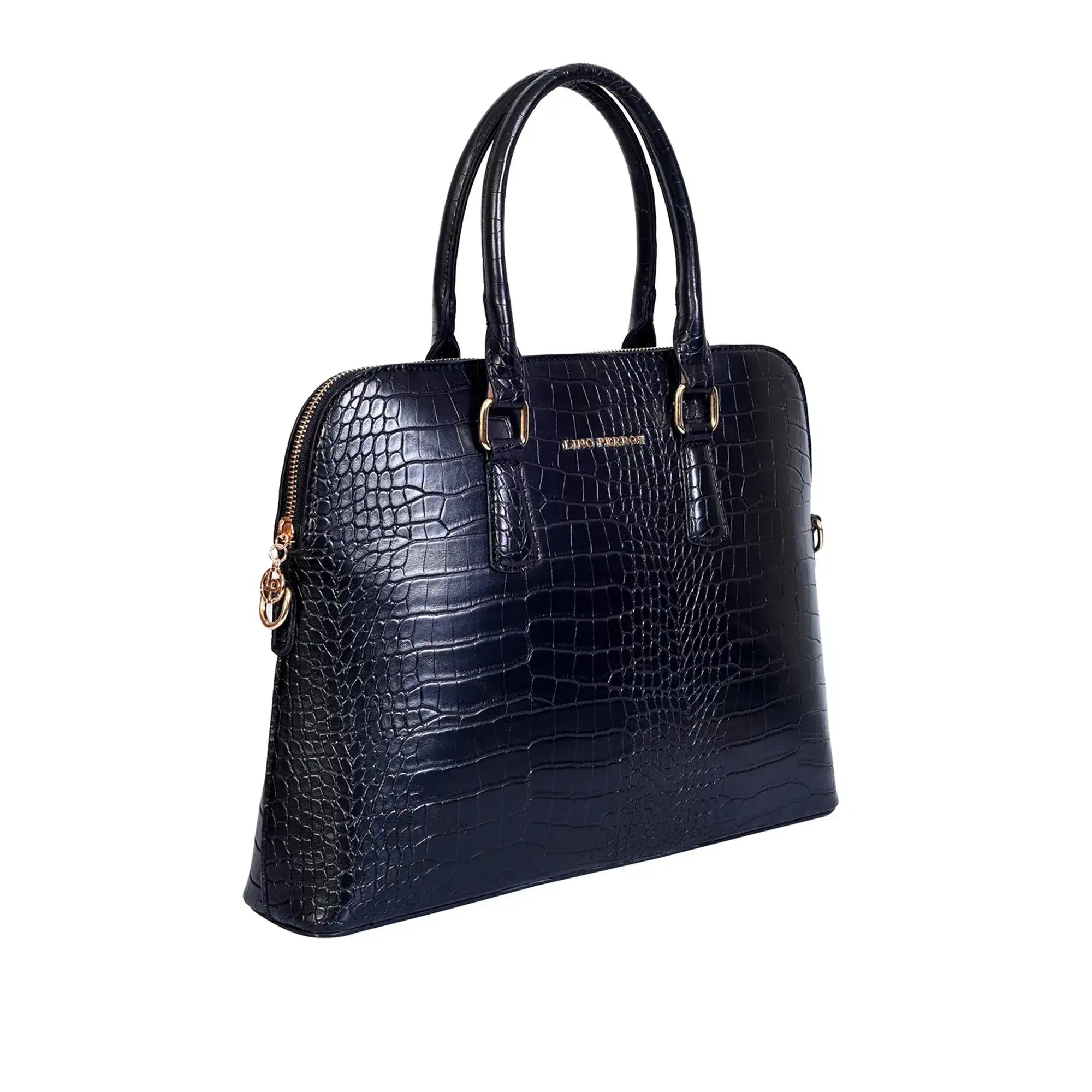 Voyage Confidence Black Satchel Bag - Lino Perros