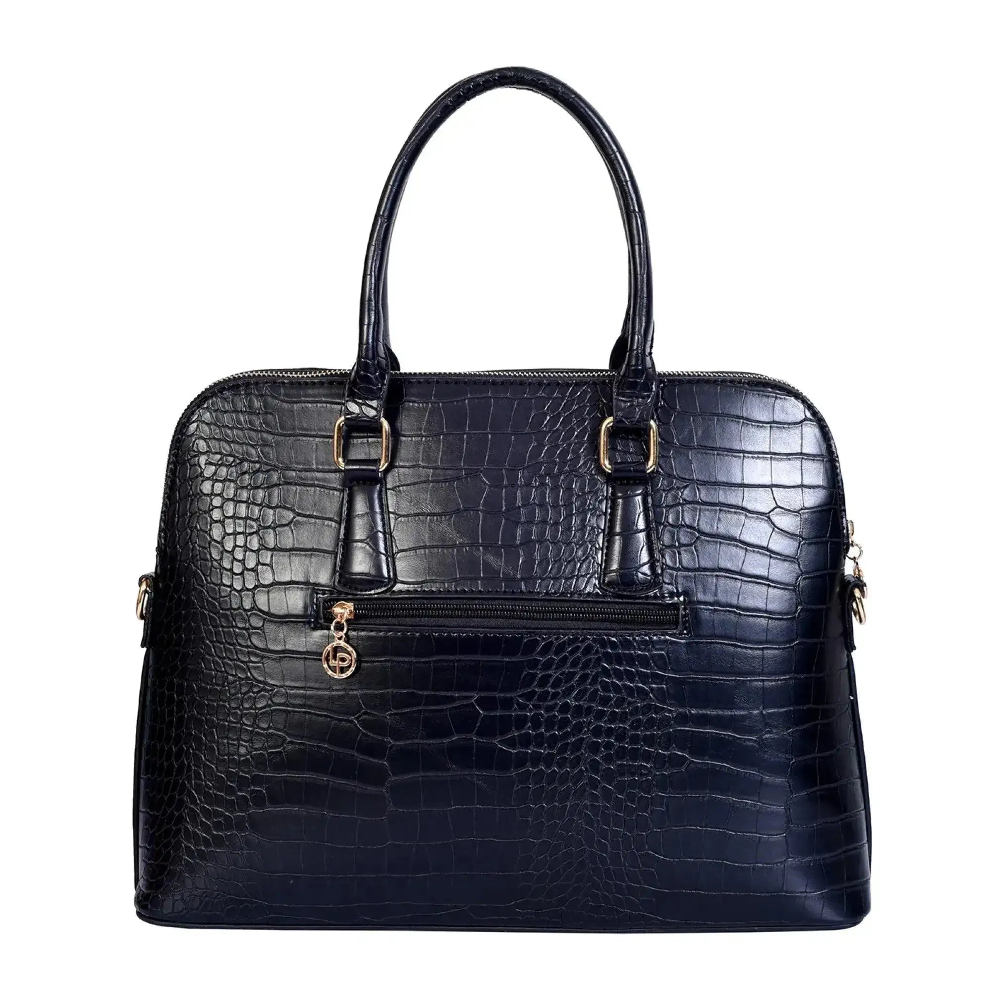 Voyage Confidence Black Satchel Bag - Lino Perros