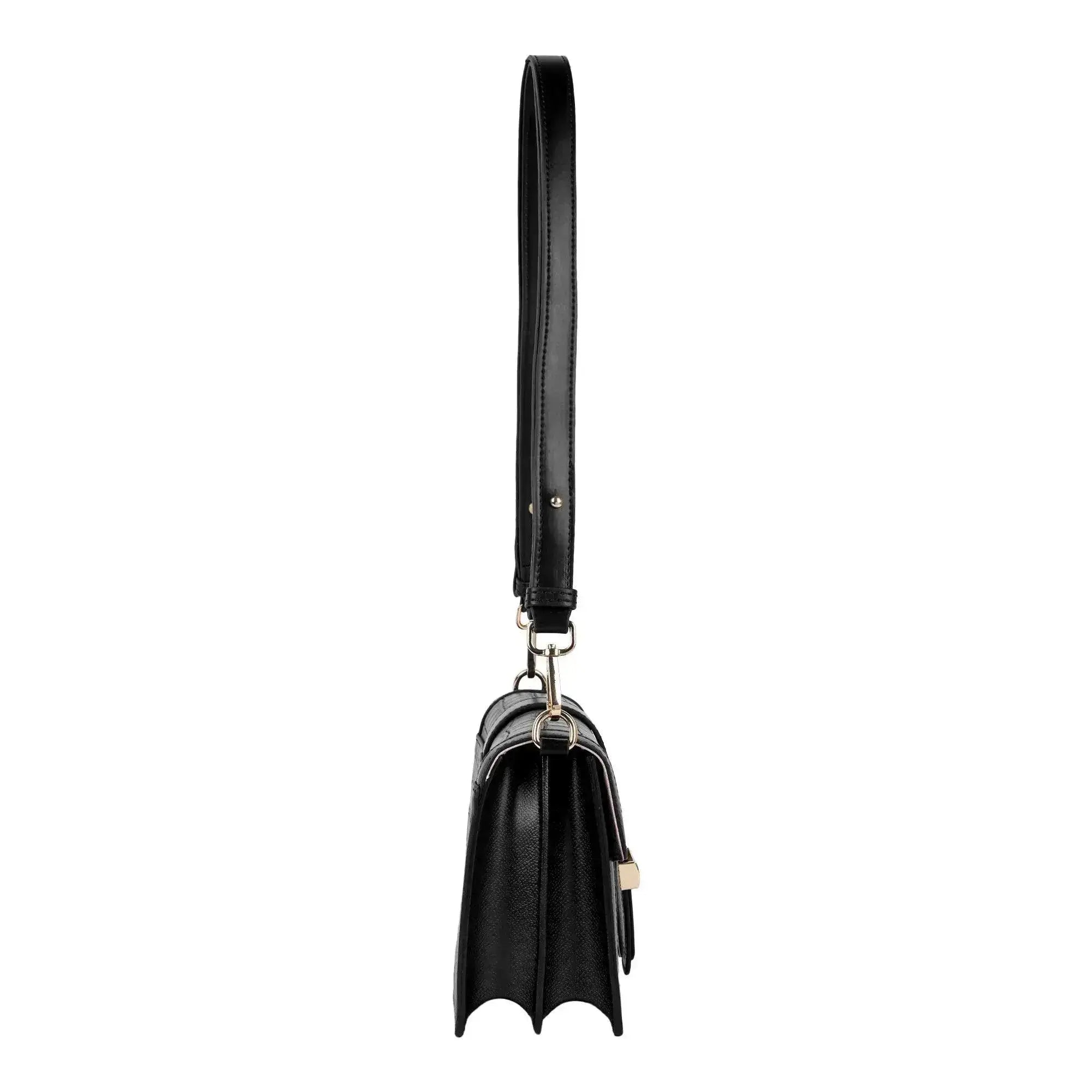 Voyage Fearless Black Shoulder Bag - Lino Perros
