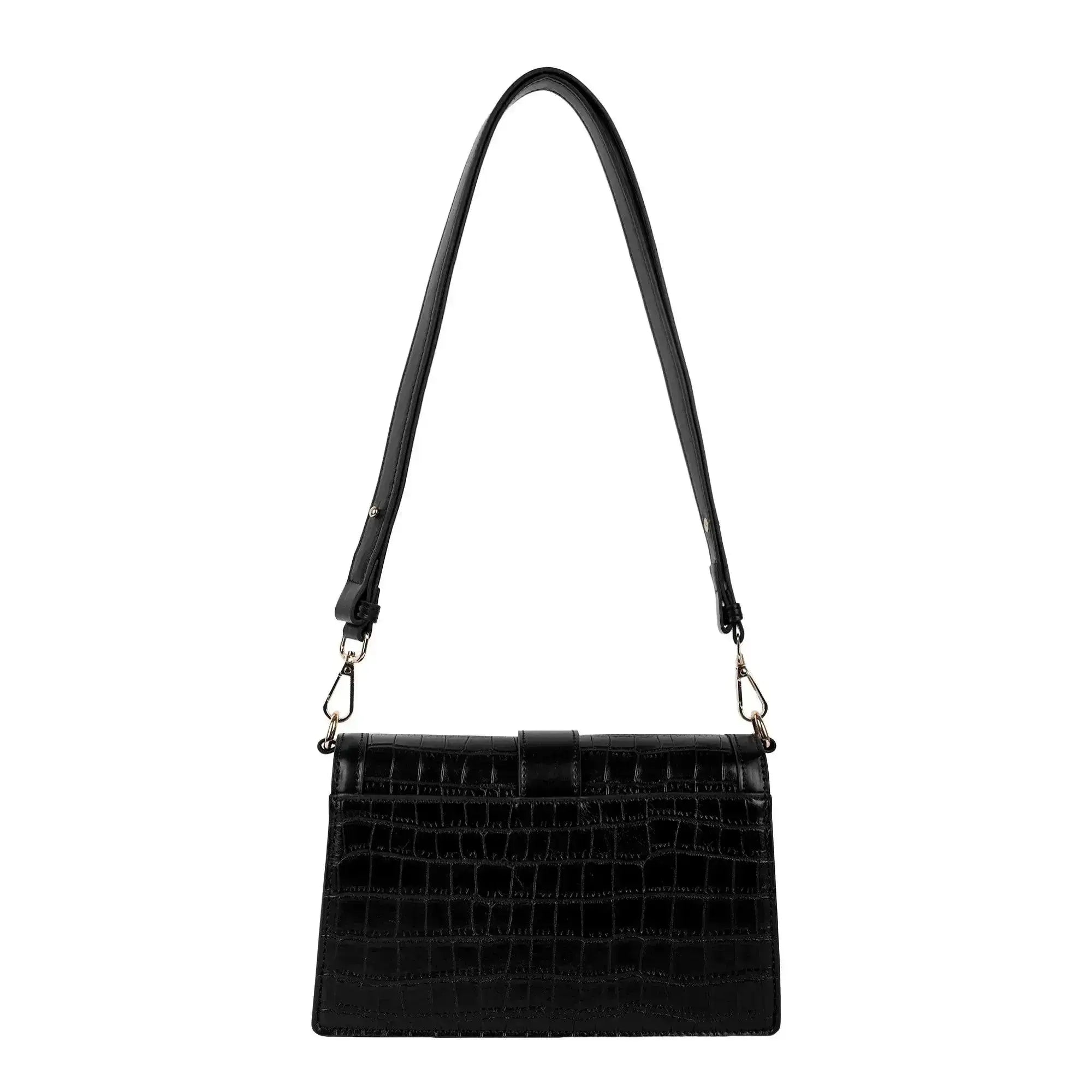 Voyage Fearless Black Shoulder Bag - Lino Perros