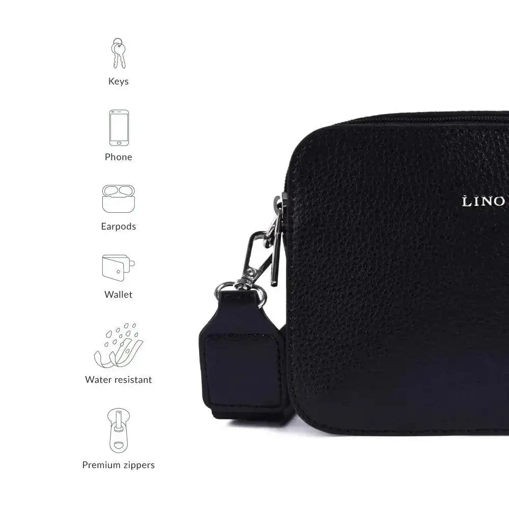 Voyage New Look Black Sling Bag - Lino Perros
