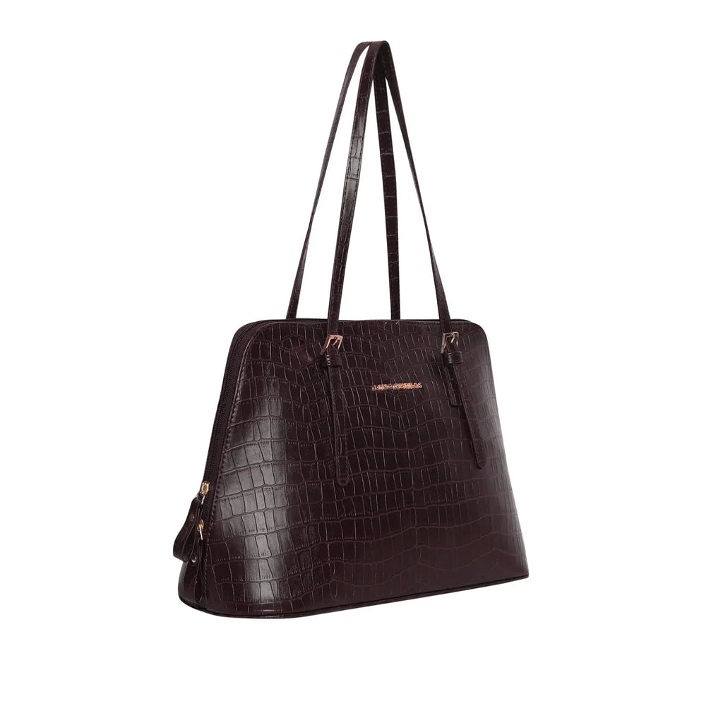 Voyage Office Brown Satchel Bag - Lino Perros