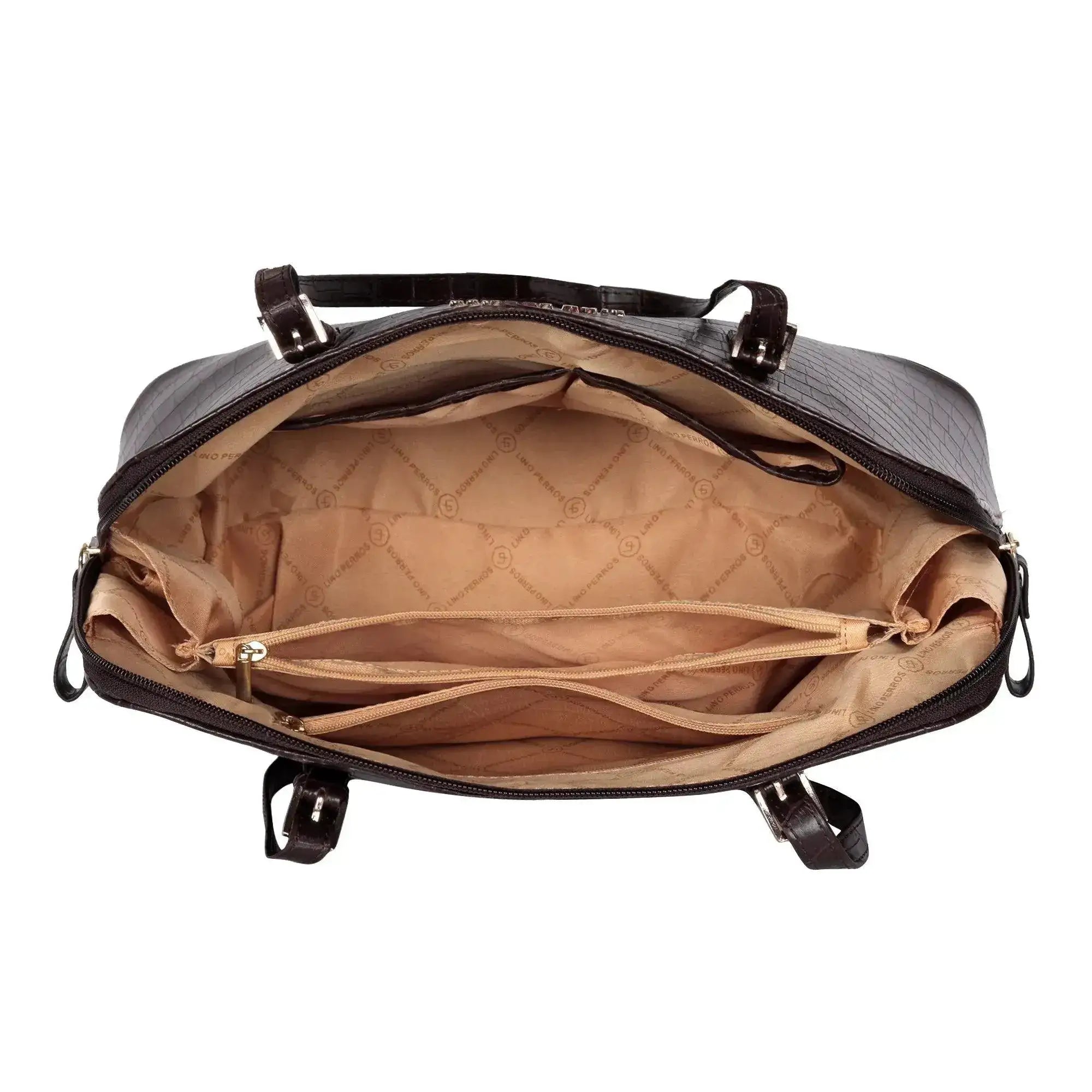 Voyage Office Brown Satchel Bag - Lino Perros