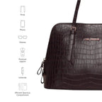 Voyage Office Brown Satchel Bag - Lino Perros