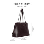 Voyage Office Brown Satchel Bag - Lino Perros