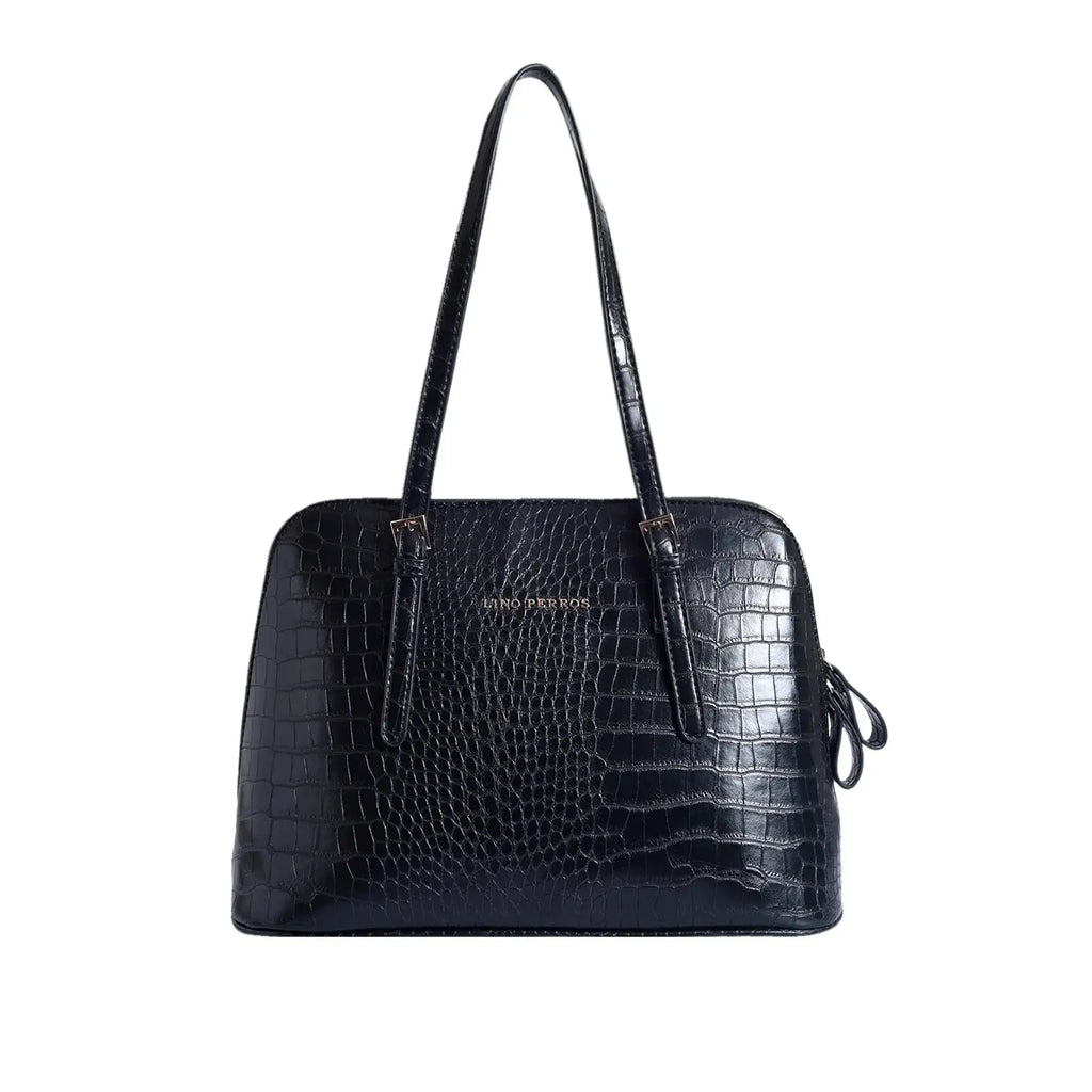 Voyage Office Black Satchel Bag - Lino Perros