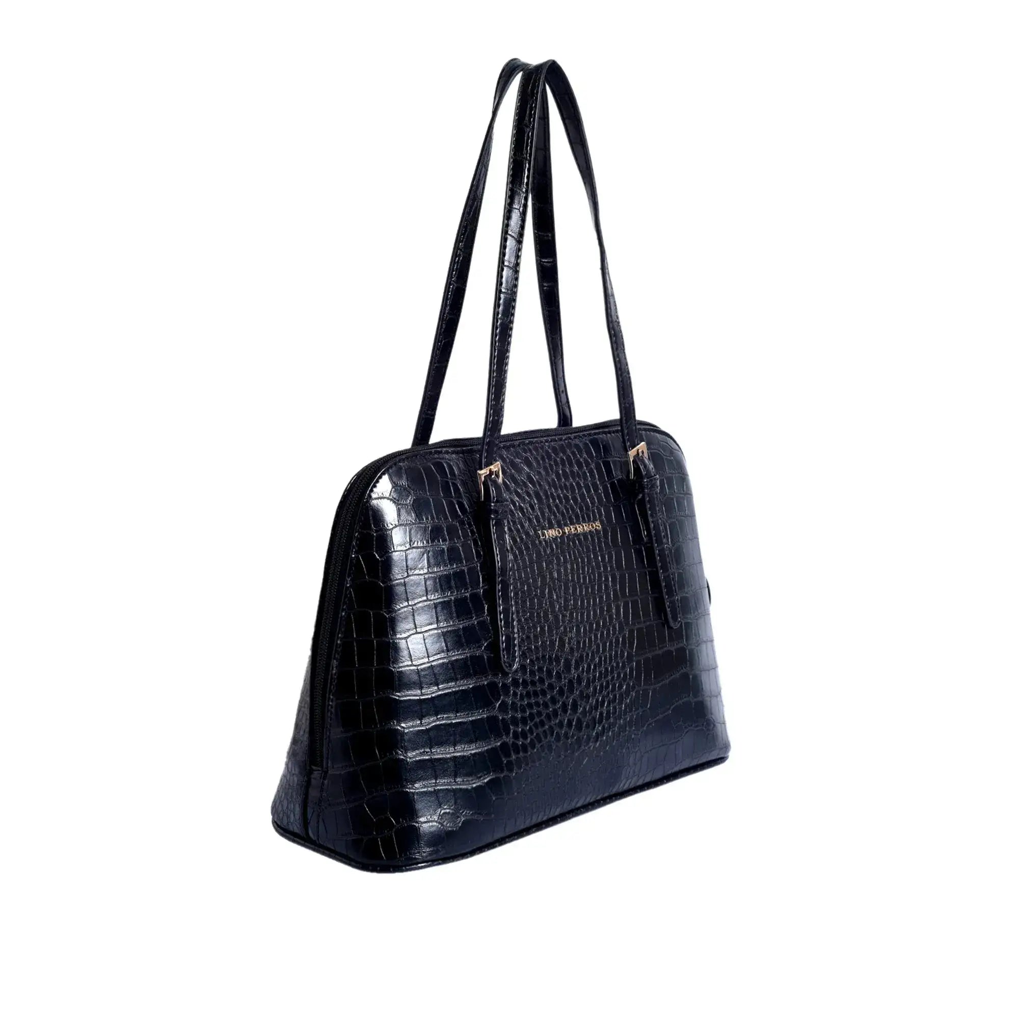 Voyage Office Black Satchel Bag - Lino Perros