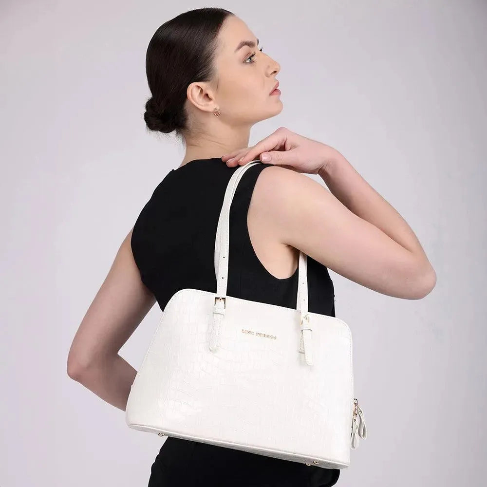 Buy Voyage Office White Satchel Bag Lino Perros