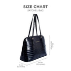 Voyage Office Black Satchel Bag - Lino Perros