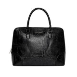 Voyage Organizer Black Croco Laptop Bag