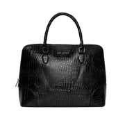 Voyage Organizer Black Croco Laptop Bag