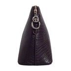 Voyage Pouch Croco Brown Sling Bag - Lino Perros