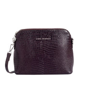Voyage Pouch Croco Brown Sling Bag