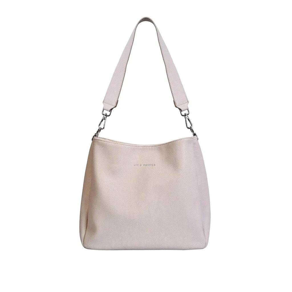 Voyage Simple Off White Hobo Bag - Lino Perros