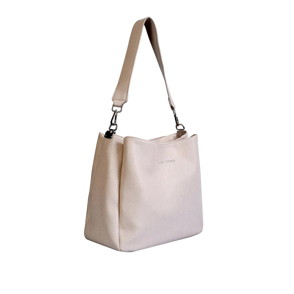 Voyage Simple Off White Hobo Bag - Lino Perros