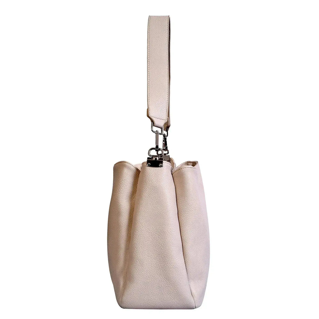 Voyage Simple Off White Hobo Bag - Lino Perros