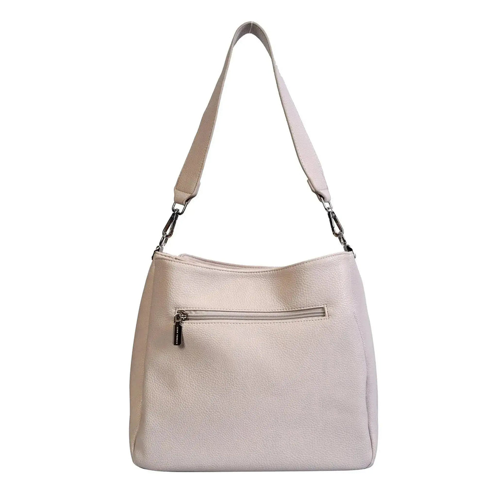 Voyage Simple Off White Hobo Bag - Lino Perros
