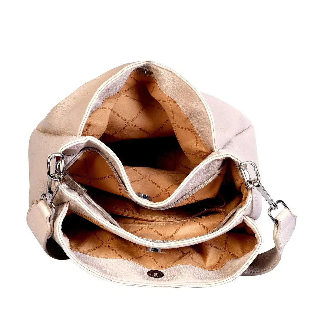 Voyage Simple Off White Hobo Bag - Lino Perros