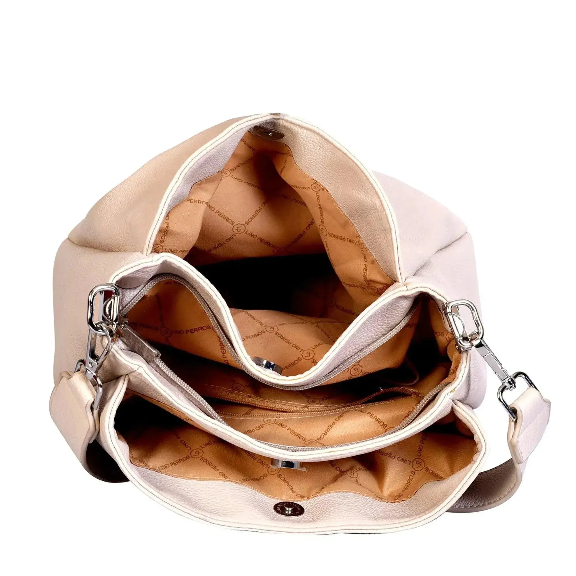 Voyage Simple Off White Hobo Bag - Lino Perros