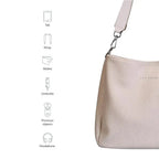 Voyage Simple Off White Hobo Bag - Lino Perros