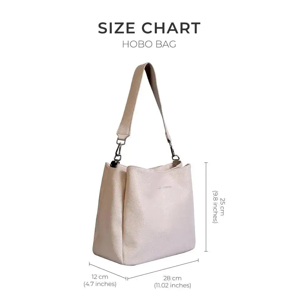 Voyage Simple Off White Hobo Bag - Lino Perros