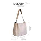 Voyage Simple Off White Hobo Bag - Lino Perros