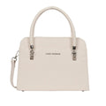 Voyage Statement White Satchel Bag - Lino Perros