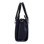 Voyage Statement Black Satchel Bag - Lino Perros