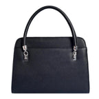 Voyage Statement Black Satchel Bag - Lino Perros